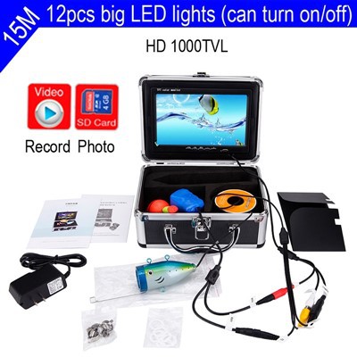 Full HD Defibition Podwodna wyszukiwarka ryb z DVR